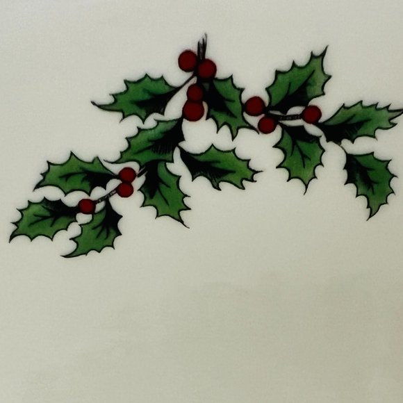 SPODE "Christmas Tree" Large Square 10" Bowl NWT - Picture 6 of 9